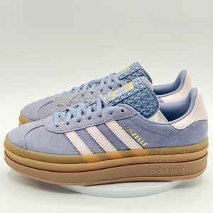 Adidas Gazelle Bold J‎ Size 7 Big Kid Violet Purple Pink Girls Shoes JQ2197 NEW